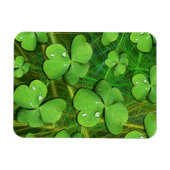 Green Shamrock St Patrick's iPhone 5 Hoesje-Mate Magneet (Horizontaal)