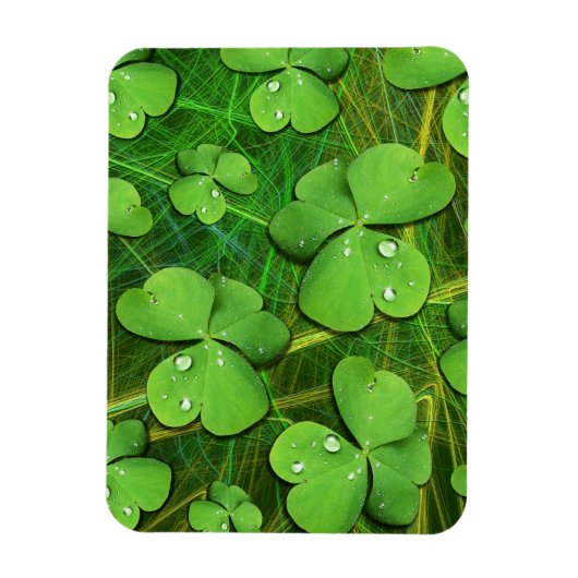 Green Shamrock St Patrick's iPhone 5 Hoesje-Mate Magneet (Verticaal)