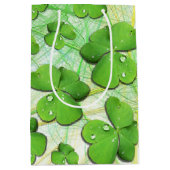 Green Shamrock St Patrick's iPhone 5 Hoesje-Mate Medium Cadeauzakje (Voorkant)