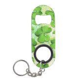 Green Shamrock St Patrick's iPhone 5 Hoesje-Mate Mini Flessenopener (Voorkant)