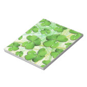 Green Shamrock St Patrick's iPhone 5 Hoesje-Mate Notitieblok (Linkerzijde)