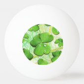 Green Shamrock St Patrick's iPhone 5 Hoesje-Mate Pingpongbal (Voorkant)