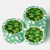 Green Shamrock St Patrick's iPhone 5 Hoesje-Mate Poker Chips (Opstapeling)