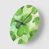 Green Shamrock St Patrick's iPhone 5 Hoesje-Mate Ronde Klok (Hoek)
