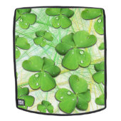 Green Shamrock St Patrick's iPhone 5 Hoesje-Mate Rugtassen (Verwijderbaar gezicht)