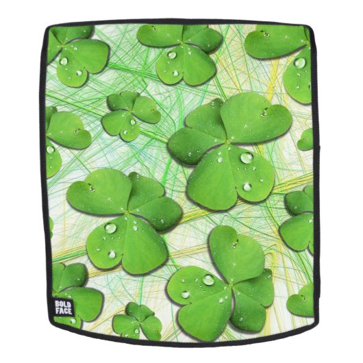 Green Shamrock St Patrick's iPhone 5 Hoesje-Mate Rugtassen (Verwijderbaar gezicht)