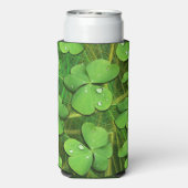 Green Shamrock St Patrick's iPhone 5 Hoesje-Mate Seltzer Blikjeskoeler (Seltzer Achterkant)
