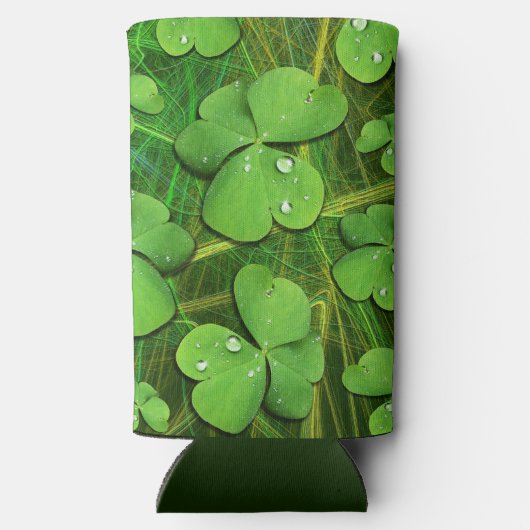 Green Shamrock St Patrick's iPhone 5 Hoesje-Mate Seltzer Blikjeskoeler (Achterkant)