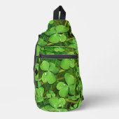 Green Shamrock St Patrick's iPhone 5 Hoesje-Mate Sling Bag (Voorkant)