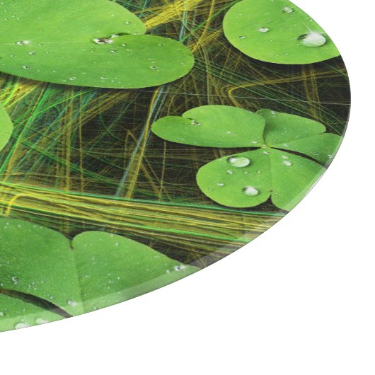 Green Shamrock St Patrick's iPhone 5 Hoesje-Mate Snijplank (Hoek)