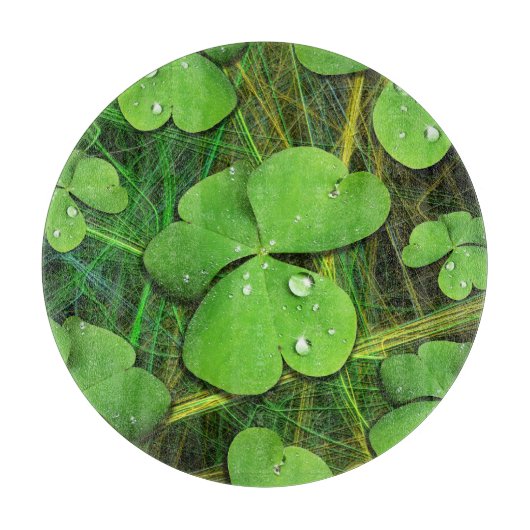 Green Shamrock St Patrick's iPhone 5 Hoesje-Mate Snijplank (Voorkant)