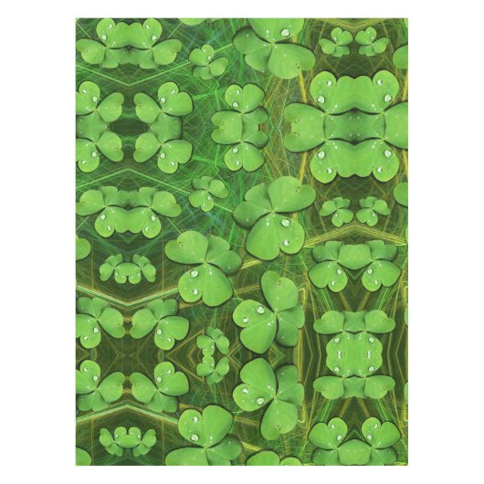 Green Shamrock St Patrick's iPhone 5 Hoesje-Mate Tafelkleed (Voorkant)