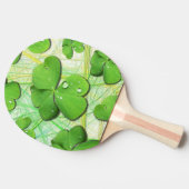 Green Shamrock St Patrick's iPhone 5 Hoesje-Mate Tafeltennisbatje (Zijkant)