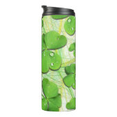 Green Shamrock St Patrick's iPhone 5 Hoesje-Mate Thermosbeker (Geroteerd rechts)