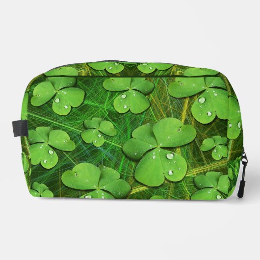 Green Shamrock St Patrick's iPhone 5 Hoesje-Mate Toilettasje (Voorkant)