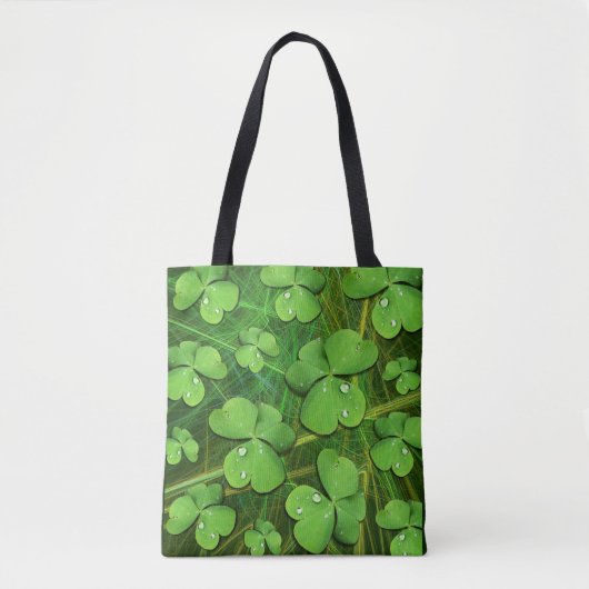 Green Shamrock St Patrick's iPhone 5 Hoesje-Mate Tote Bag (Voorkant)