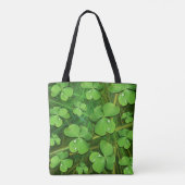Green Shamrock St Patrick's iPhone 5 Hoesje-Mate Tote Bag (Achterkant)