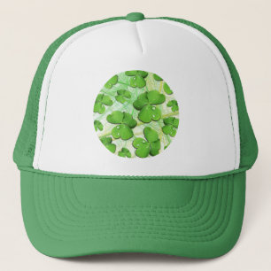 Green Shamrock St Patrick's iPhone 5 Hoesje-Mate Trucker Pet