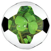 Green Shamrock St Patrick's iPhone 5 Hoesje-Mate Voetbal (Gedraaid)