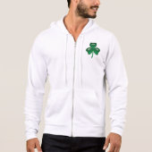 Green Shamrock Three-Leaf Clover Hoodie (Voorkant)