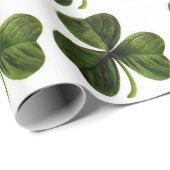 Green Shamrock Wrapping paper Cadeaupapier (Rol Hoek)