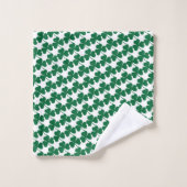 Green Shamrocks Bad Handdoek (Wasdoekje)