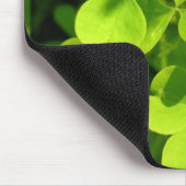 Green Shamrocks Irish Clover Monogram Mouse Mat Muismat (Hoek)