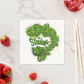 Green Shamrocks | Mousserende harten Shainte Servet (Insitu)