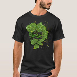 Green Shamrocks | Mousserende harten Shainte T-shirt