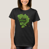 Green Shamrocks | Mousserende harten ShainteT-Shir T-shirt (Voorkant)