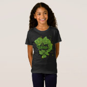 Green Shamrocks | Mousserende harten ShainteT-Shir T-shirt (Voorkant volledig)