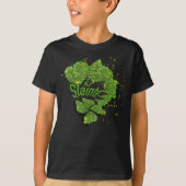 Green Shamrocks | Mousserende harten ShainteT-Shir T-shirt (Voorkant)