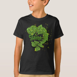 Green Shamrocks   Mousserende harten ShainteT-Shir T-shirt