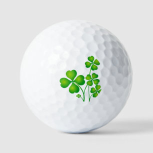 Green Shamrocks Sleutelhanger Golfballen