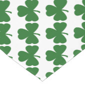 Green Shamrocks St. Patrick's Day Korte Tafelloper (Hoek)