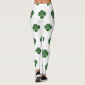 Green Shamrocks St. Patrick's Day Leggings (Achterkant)