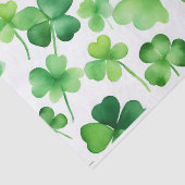 Green Shamrocks Tissuepapier (Detail)