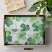 Green Shamrocks Tissuepapier (Geschenk)