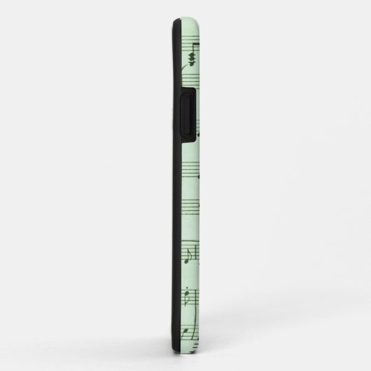 Green Sheet Muziek Case-Mate iPhone Case (Achterkant/rechts)