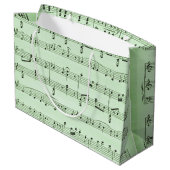 Green Sheet Muziek Groot Cadeauzakje (Achterkant Gekanteld)