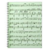 Green Sheet Muziek Notitieboek (Voorkant)