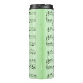 Green Sheet Muziek Thermosbeker (Achterkant)