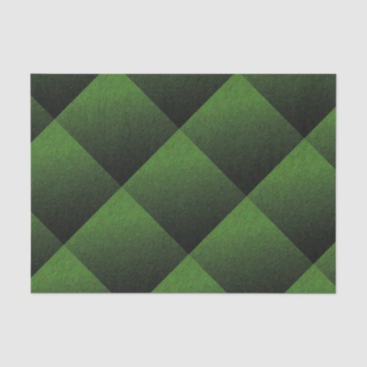 Green Shimmer Check Tissuepapier (Voorkant)