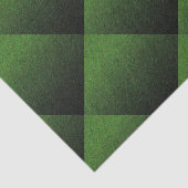 Green Shimmer Check Tissuepapier (Detail)
