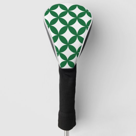 Green Shippo Golf Head Hoesje Golfheadcover (Voorkant)
