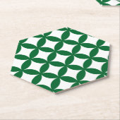 Green Shippo Hexagon Onderzetter (Schuin)