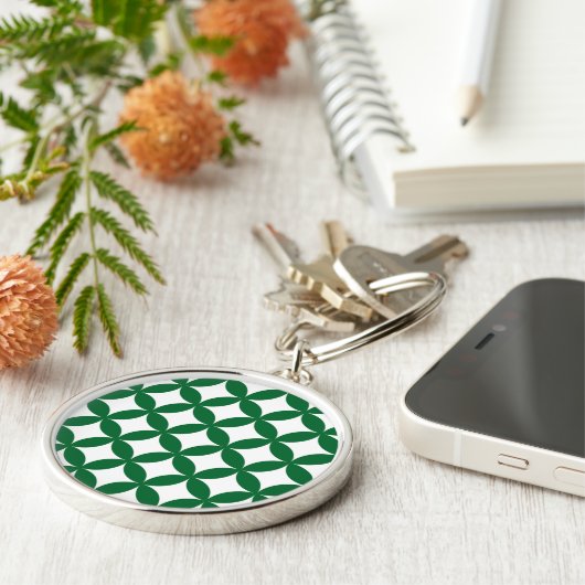 Green Shippo Pattern Sleutelhanger (Zijkant)