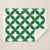 Green Shippo Sherpa Blanket Deken (Voorkant (horizontaal))