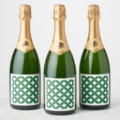 Green Shippo Sparkling Label Wijnetiket (Flessen)
