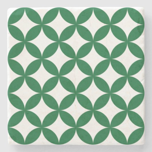 Green Shippo Square Onderzetter (Voorkant)